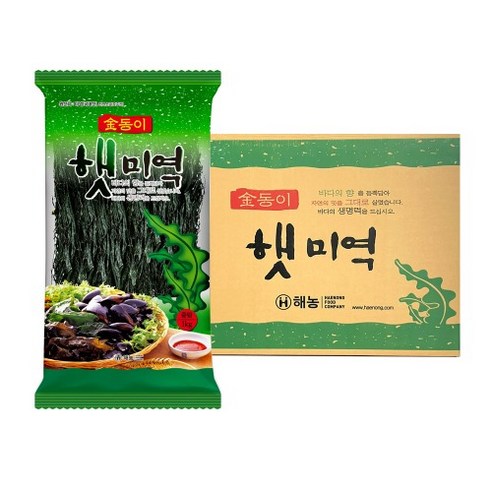 해농 금동이 햇미역, 1kg, 9개