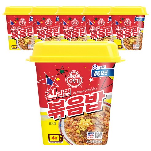오뚜기 진라면 볶음밥 6개, 1세트, 230g, 6개