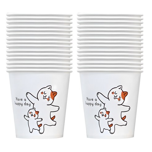 PPM 페이퍼맥스 NEW CAT 종이컵 1000개 180ml, 1개입