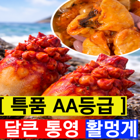 [특등품AAA등급] 통영 손질 활멍게 생물멍게