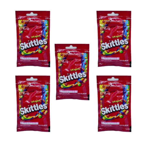 스키틀즈 오리지널 프룻츠향, 45g, 45g, 5개