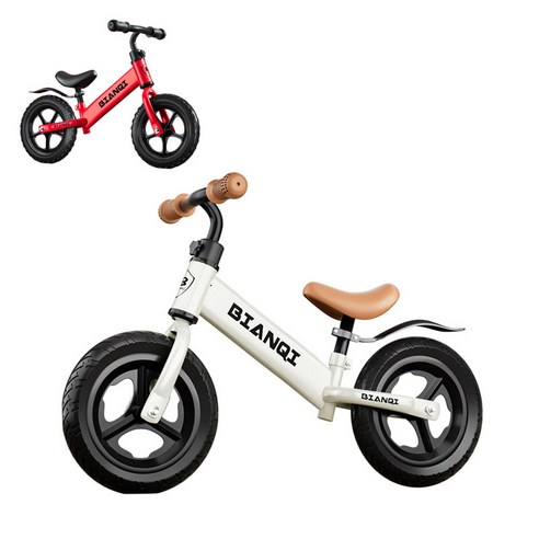 밸런스 자전거 발란스 페달없는 바이크 12인치 14인치, 1개, 84cm, 화이트(K12)