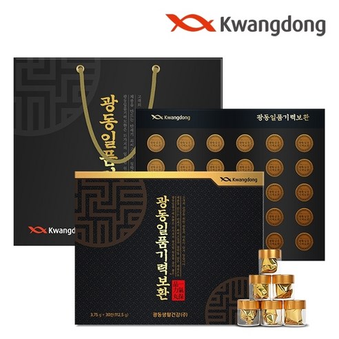 광동제약 광동 일품 기력보환 선물쇼핑백, 3.75g, 30개