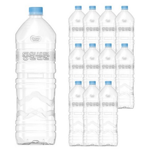 동원샘물 무라벨, 2L, 12개