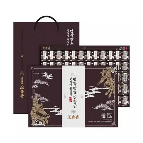 신정애 명작 발효 침향단 3.75g 60환 + 쇼핑백