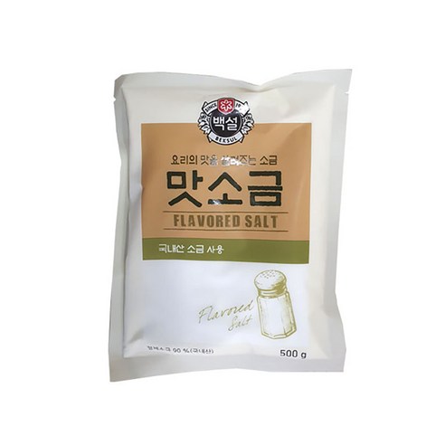 C0023/CJ백설 맛소금500g, 500g, 1개