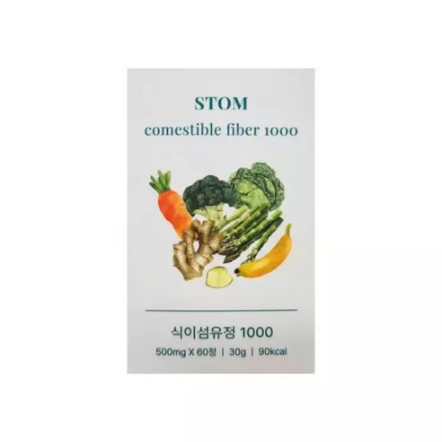 STOM 스톰 식이섬유정1000 식이섬유 60정