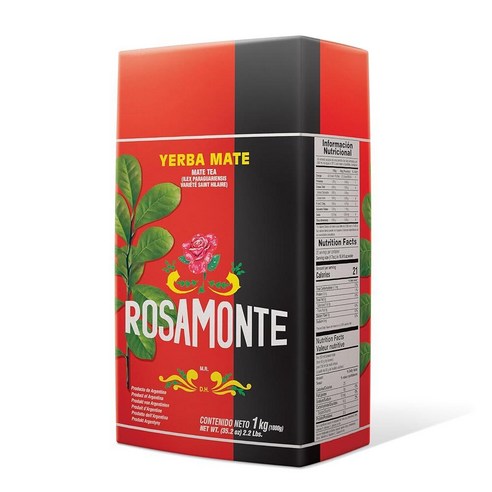 Yerba Mate 예르바 마테차 Rosamonte 1kg2.2파운드 192279