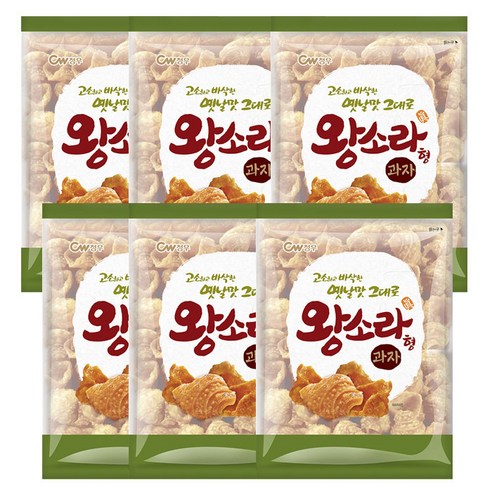 청우식품 왕소라형 과자