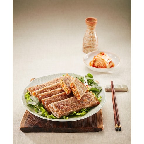 영주식품 HACCP 인증 메밀김치전병 1.2kg (쫄깃쫄깃한 메밀피에 매콤한 김치가 한 가득)