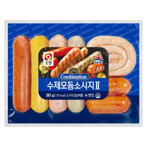 오양 수제모듬소시지 385g X 26개  [업소용]