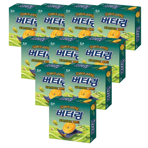 해태 두바이스타일 버터링 딥피스타치오&아몬드 155g