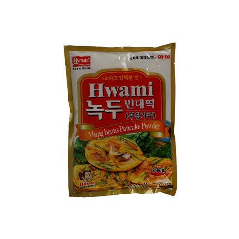 화미 녹두빈대떡가루, 800g, 5개