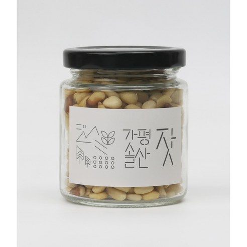 가평솔산 잣, 100g, 2개