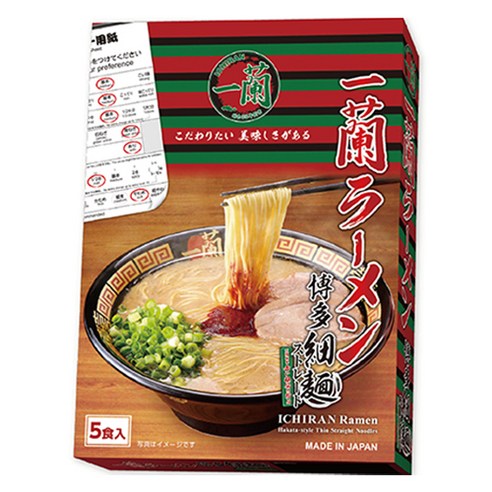이치란 라멘 하카타 얇은 면 스트레이트