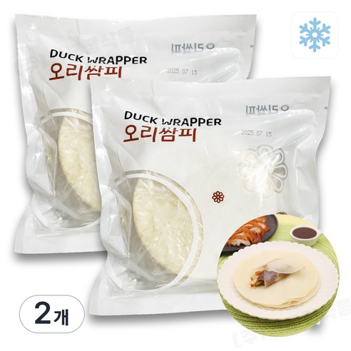 랜시 오리 쌈피 600g, 600g, 2개