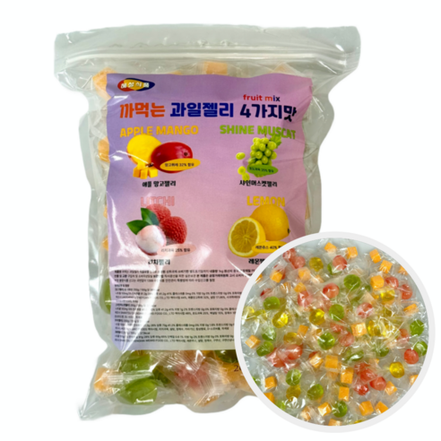 혜성식품 까먹는 혼합 과일 젤리 4가지맛