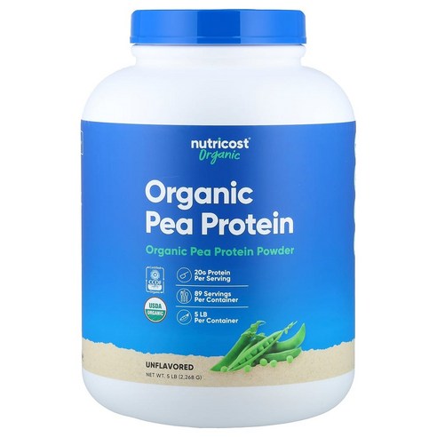 뉴트리코스트 완두콩 단백질 분말 파우더 무맛 Pea Protein powder 2268g
