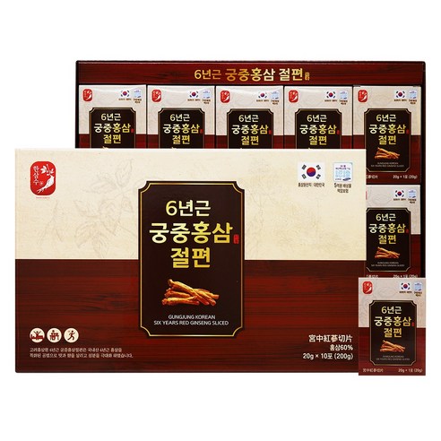 한삼수 6년근 궁중홍삼절편