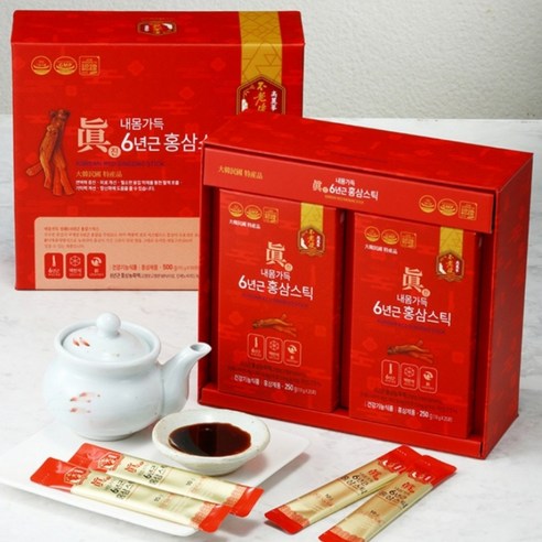6년근홍삼스틱 홍삼사포닌 직장동료선물 항산화 활력 30대홍삼 학원선생님선물 구기자 당귀 면역 피로회복 홍삼스틱 중학생홍삼 기억력 건기식 진세노사이드 복분자 하수오 설날