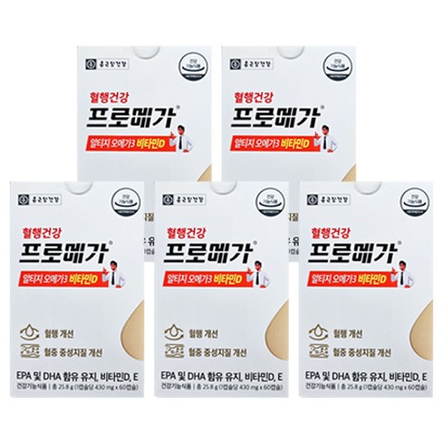 종근당건강 혈행건강 프로메가 알티지 오메가3 비타민D