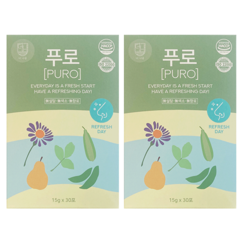 더나을 푸로 쑥부쟁이 작두콩 수세미 유근피 진액 차 즙