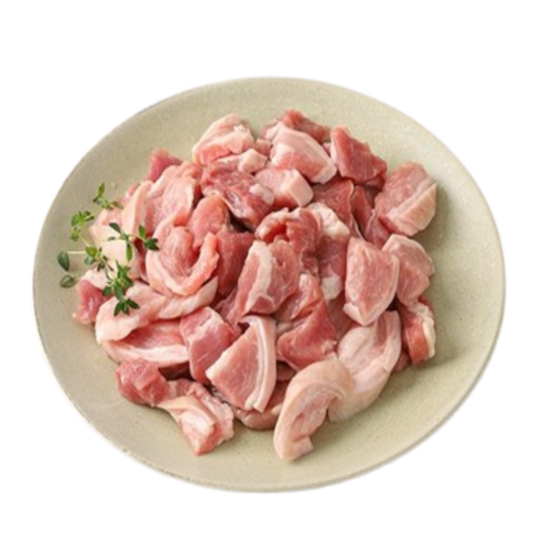 문경약돌돼지 미추리살 / 국내산 한돈 돼지고기, 1개, 500g