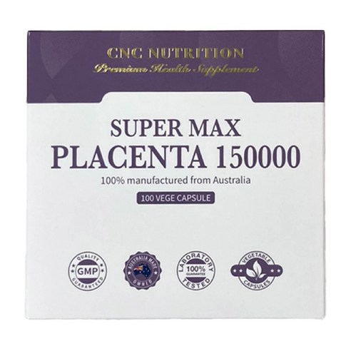 씨앤씨뉴트리션 호주 고함량 양태반 150000mg 100 베지캡슐 하루 1캡슐 사은품 증정