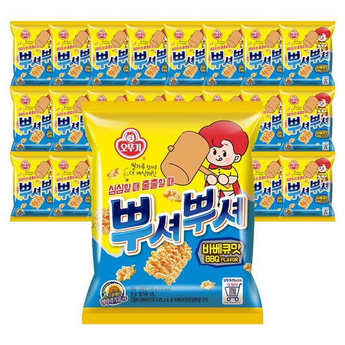 오뚜기 뿌셔뿌셔 바베큐맛