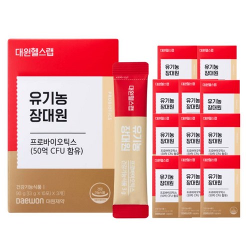 대원제약 대원헬스 유기농 장대원 프로바이오틱스 유산균