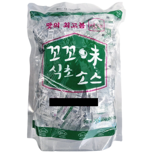 꼬꼬미 미니 식초 일회용 식초, 3개, 1kg