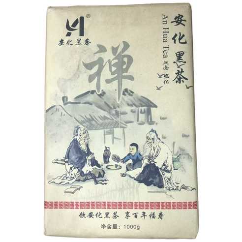 1990년대 호남 안화 흑차 천첨품 금화 복전차전 1000g, 1개, 1개입