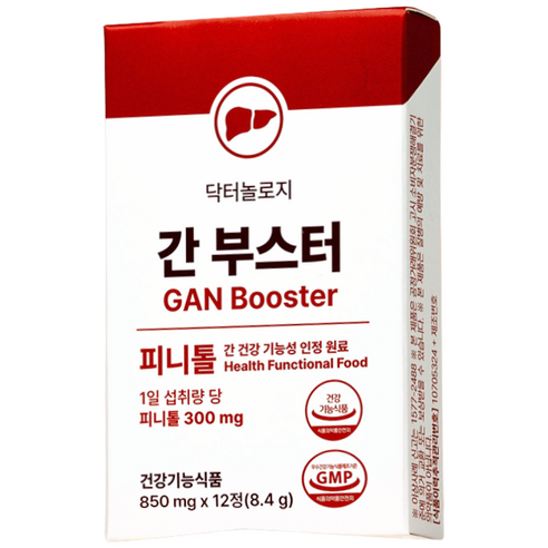 닥터놀로지 간부스터 의사개발 간건강기능식품 피니톨 밀크씨슬 간건강 실리마린