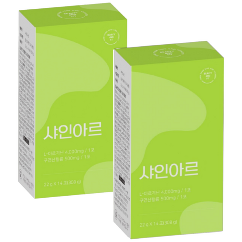 부기케어 에너지부스터 칼륨 아르기닌 샤인아르4000mg 2박스 구성 ,2box (28포), 28개, 22ml