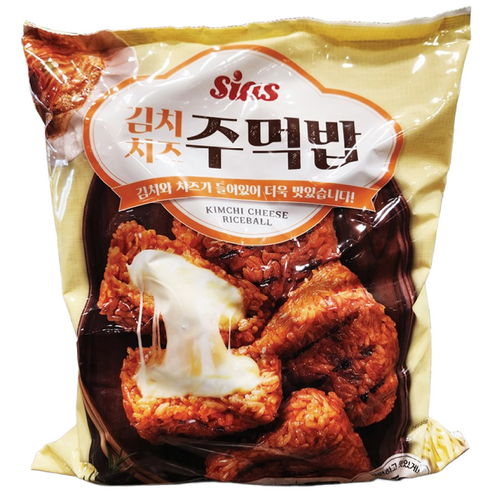 트레이더스 시아스 김치 치즈 주먹밥 1.32kg (12개입) 아이스박스포장