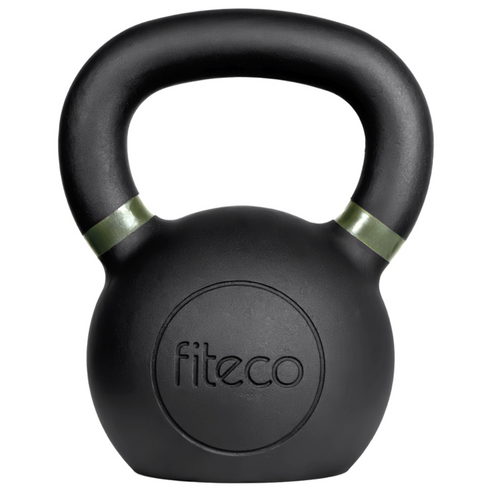 FITECO 프리미엄 케틀벨 크로스핏 전신운동, 1개, 20kg, 블랙