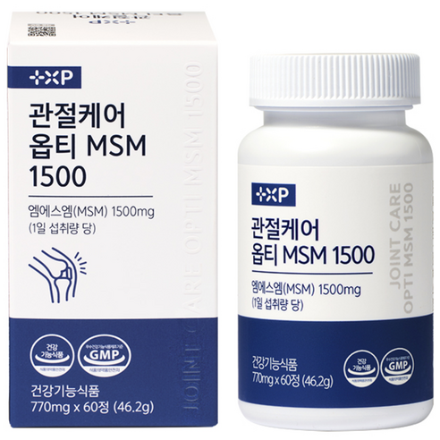 관절케어 MSM 옵티 1500 관절 영양제 건강기능식품