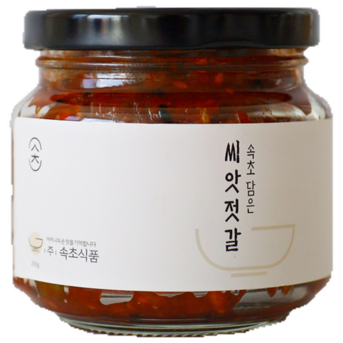 속초식품 속초 담은 씨앗젓갈, 500g, 1개