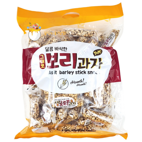 그대로 보리과자, 6개, 820g