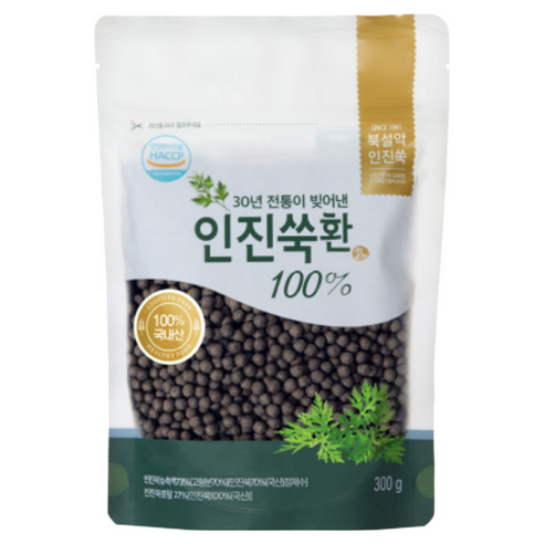 북설악 고농축 인진쑥환 리필 300g 국산100% 인진쑥농축액70%