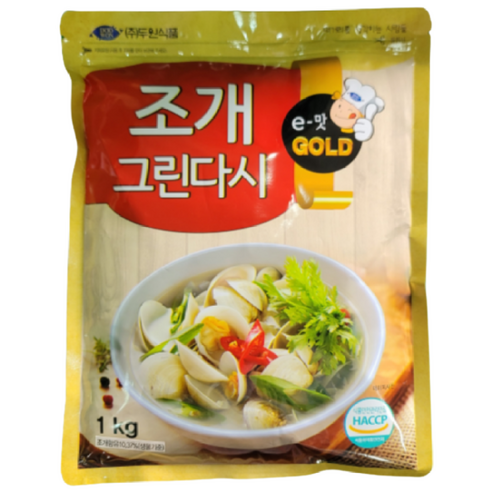 두원 조개 그린다시, 1kg, 10개
