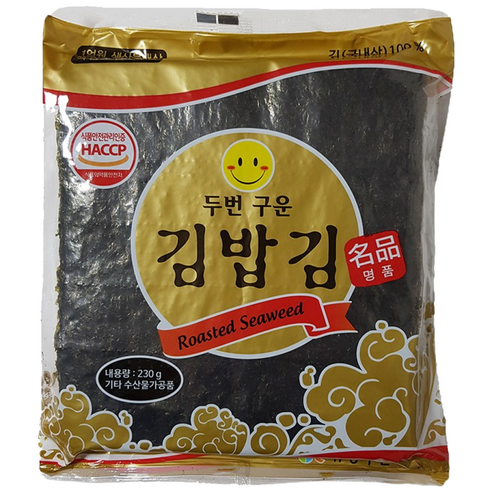 freshMe 유창 두번구운 김밥김(명품) 100매x5봉