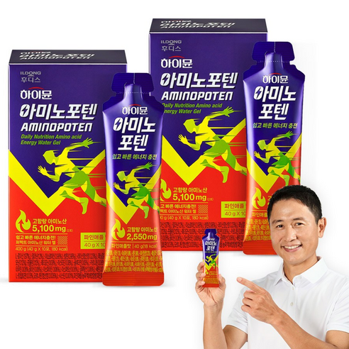 일동후디스 하이뮨 아미노포텐 에너지젤 아미노산 2550mg  파인애플맛