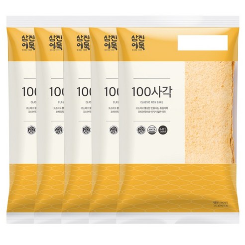 [삼진어묵] 100사각 1봉 320g  x 5개