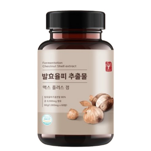 고말론 발효율피 추출물 맥스 플러스 정 1000mg