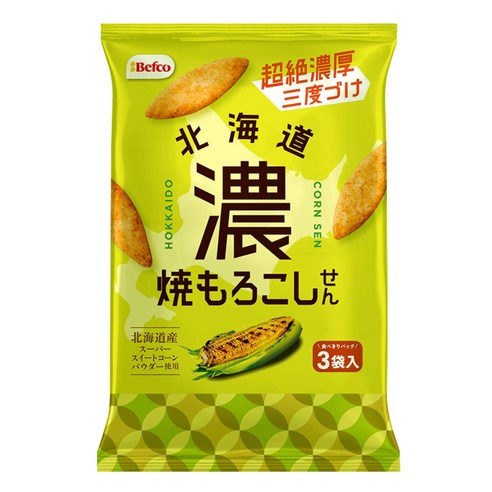 베프코 홋카이도 군옥수수맛 센베 54g, 1개, 54g