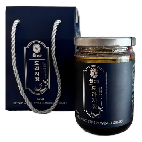 [올건강] 도라지청 약도라지청 국산 400g, 400g, 2개