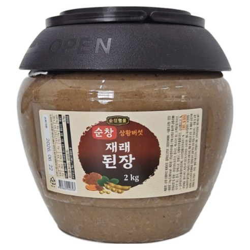 순창우리식품 순창 상황버섯 재래 된장, 1개, 2kg