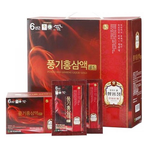황풍정 6년근 풍기홍삼액골드 80mlx60포 경북풍기 무료배송