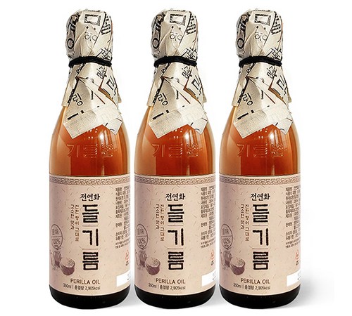 고소한 맛과 건강을 담은 국산 들깨기름